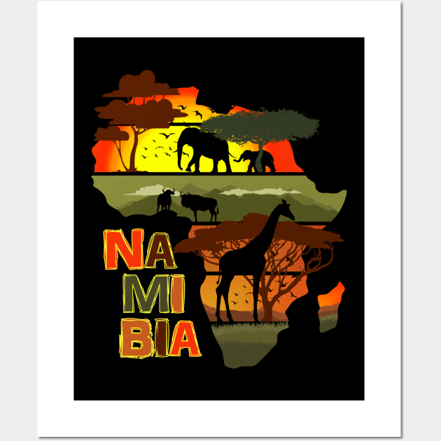 Namibia Wall Art by Nerd_art